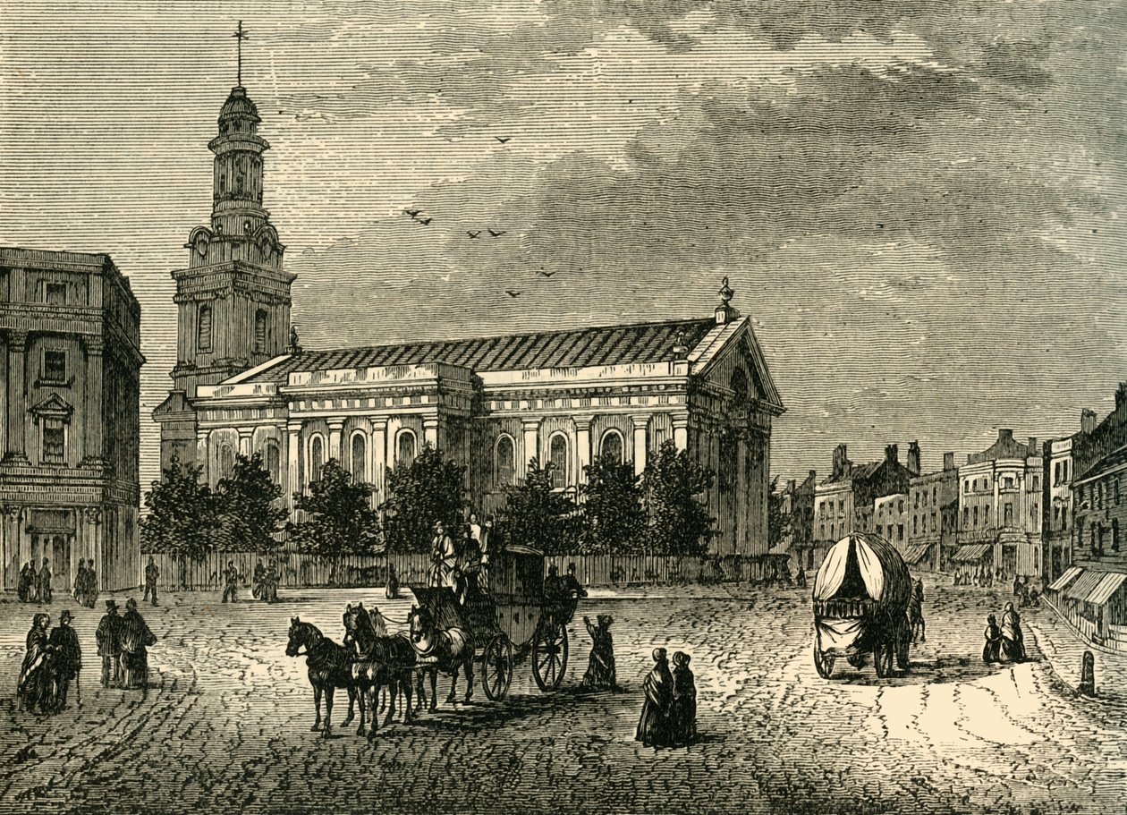 Parish Church, Greenwich, c1878. af Unbekannt