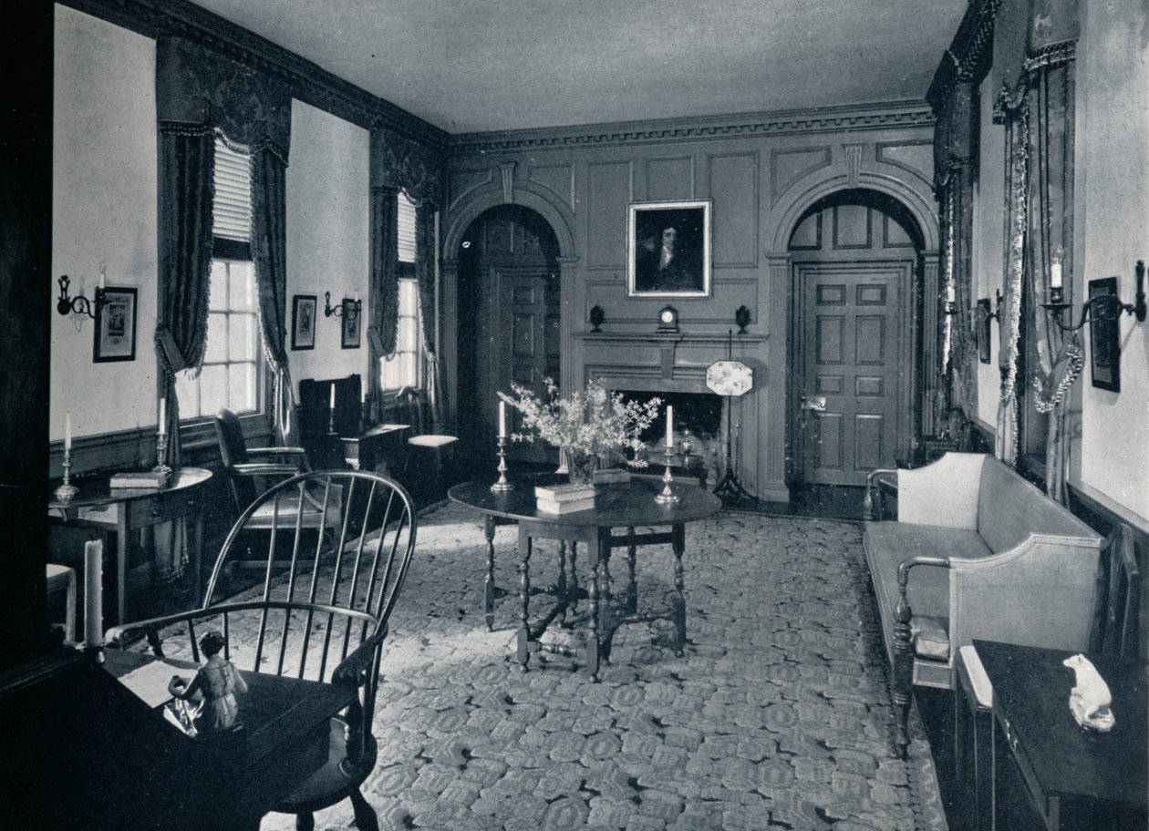 The Parlour of the Raleigh Tavern, c1938 af Unbekannt
