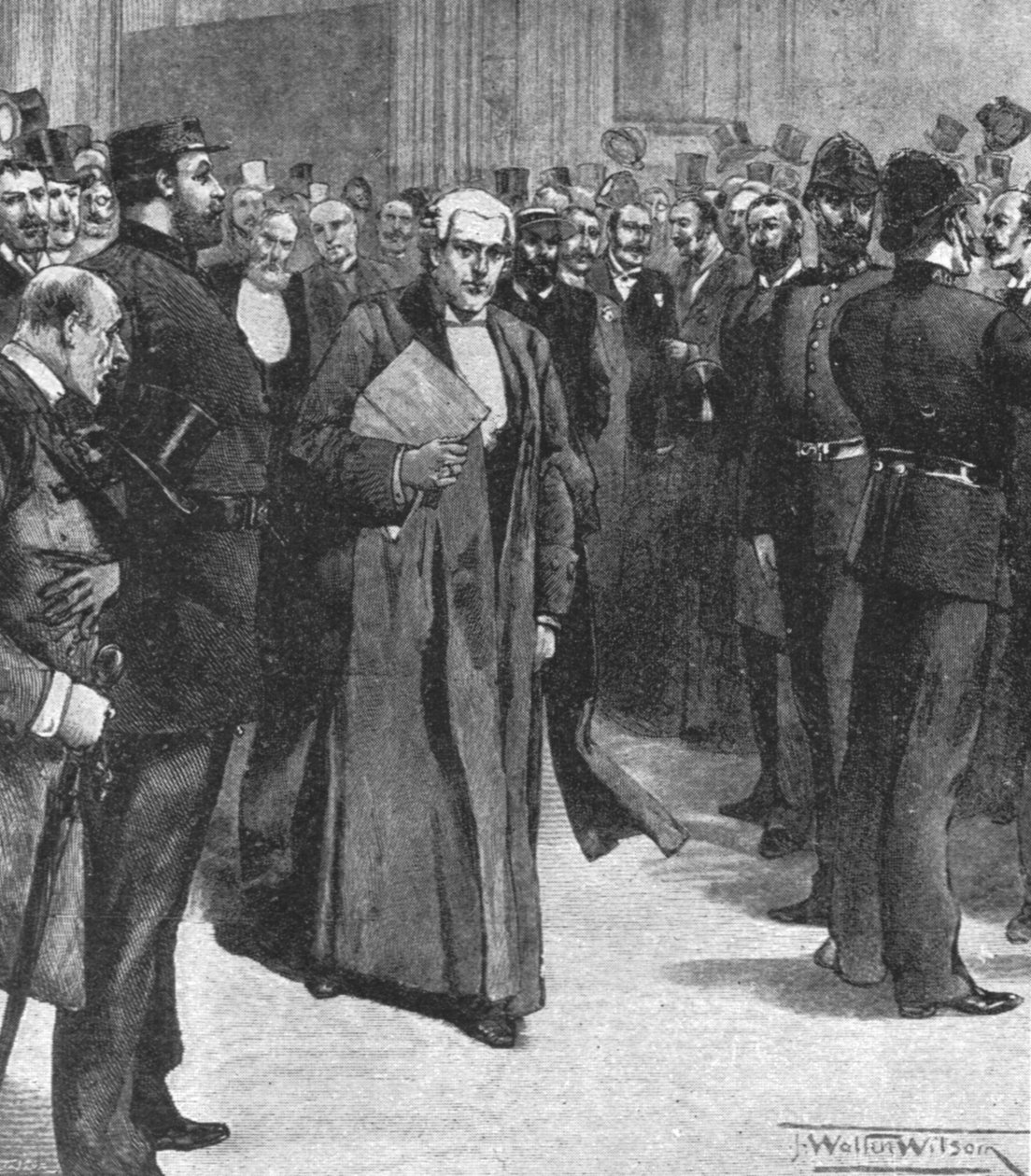 Vedtagelse af lovforslaget om hjemmestyre fra Commons til Lords, 2. september 1893, 1901. af Unbekannt