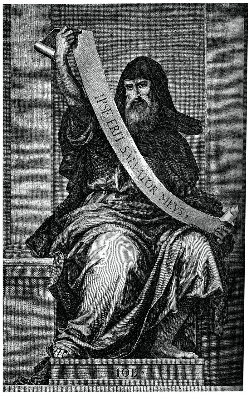 Patriarken Job, 1400-tallet, 1870 af Unbekannt