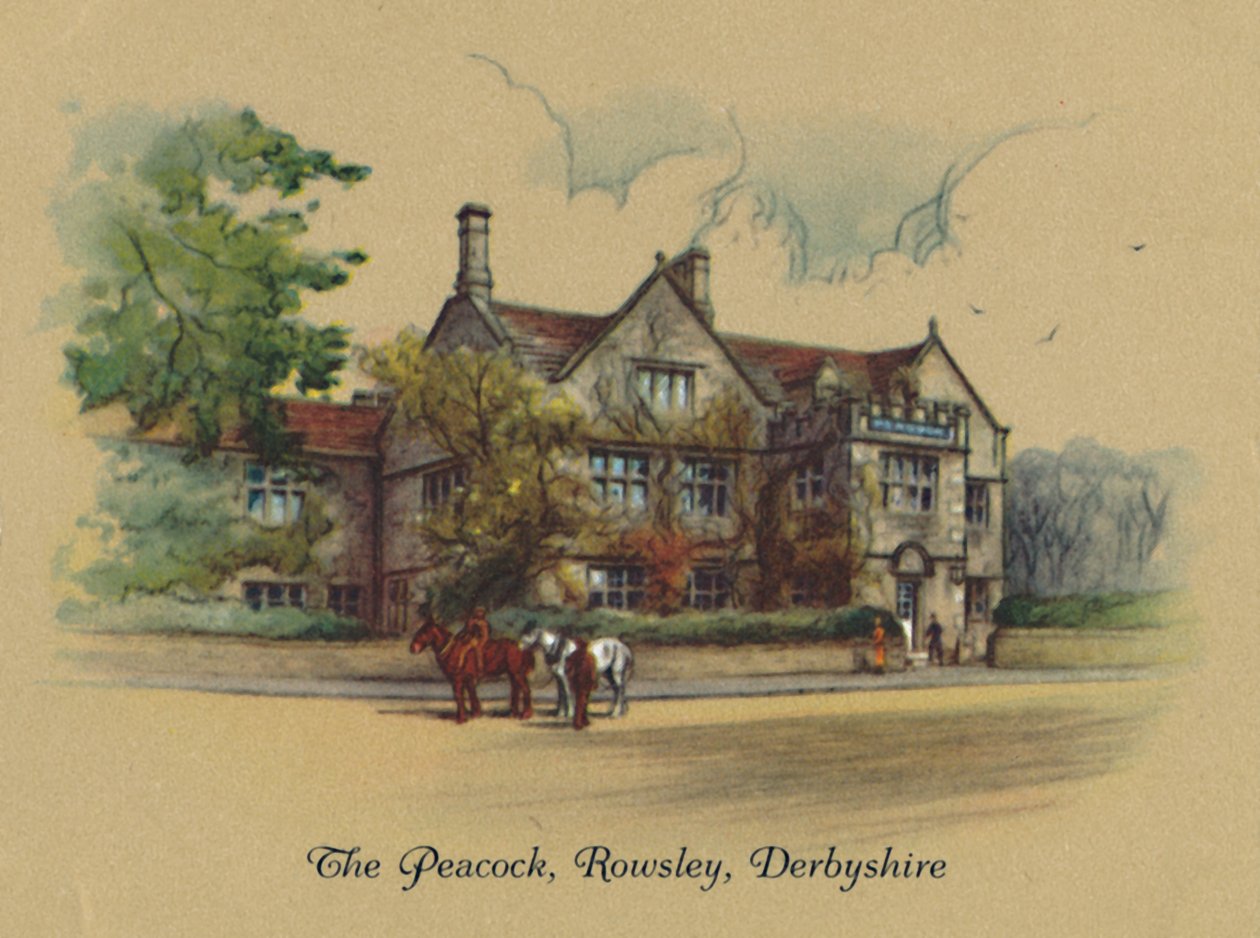 Påfuglen, Rowsley, Derbyshire, 1939 af Unbekannt