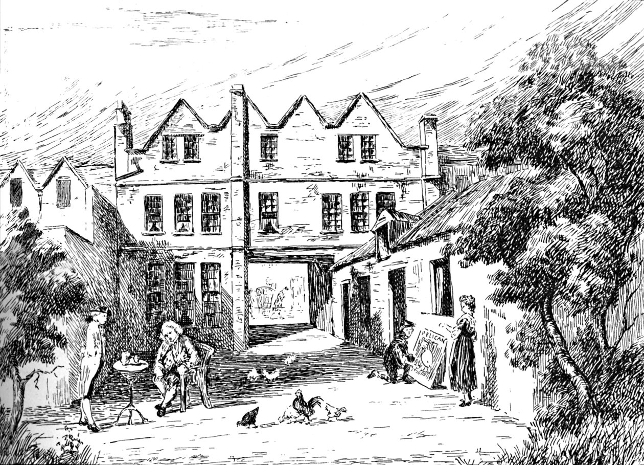 The Pelican Inn, 1907 af Unbekannt