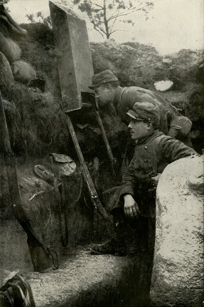 Periskopet i skyttegravene, 1919. af Unbekannt