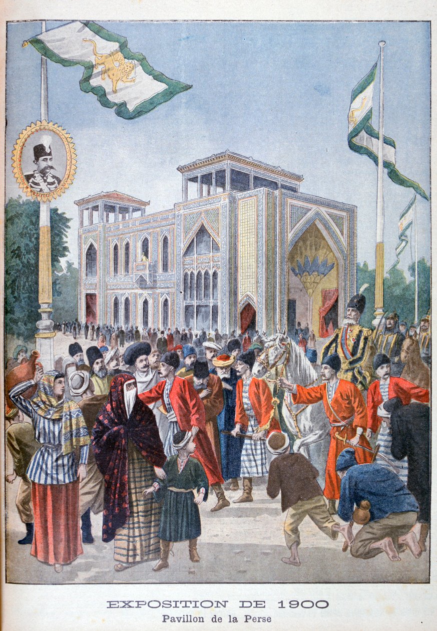 Den persiske pavillon på verdensudstillingen i 1900, Paris, 1900 af Unbekannt