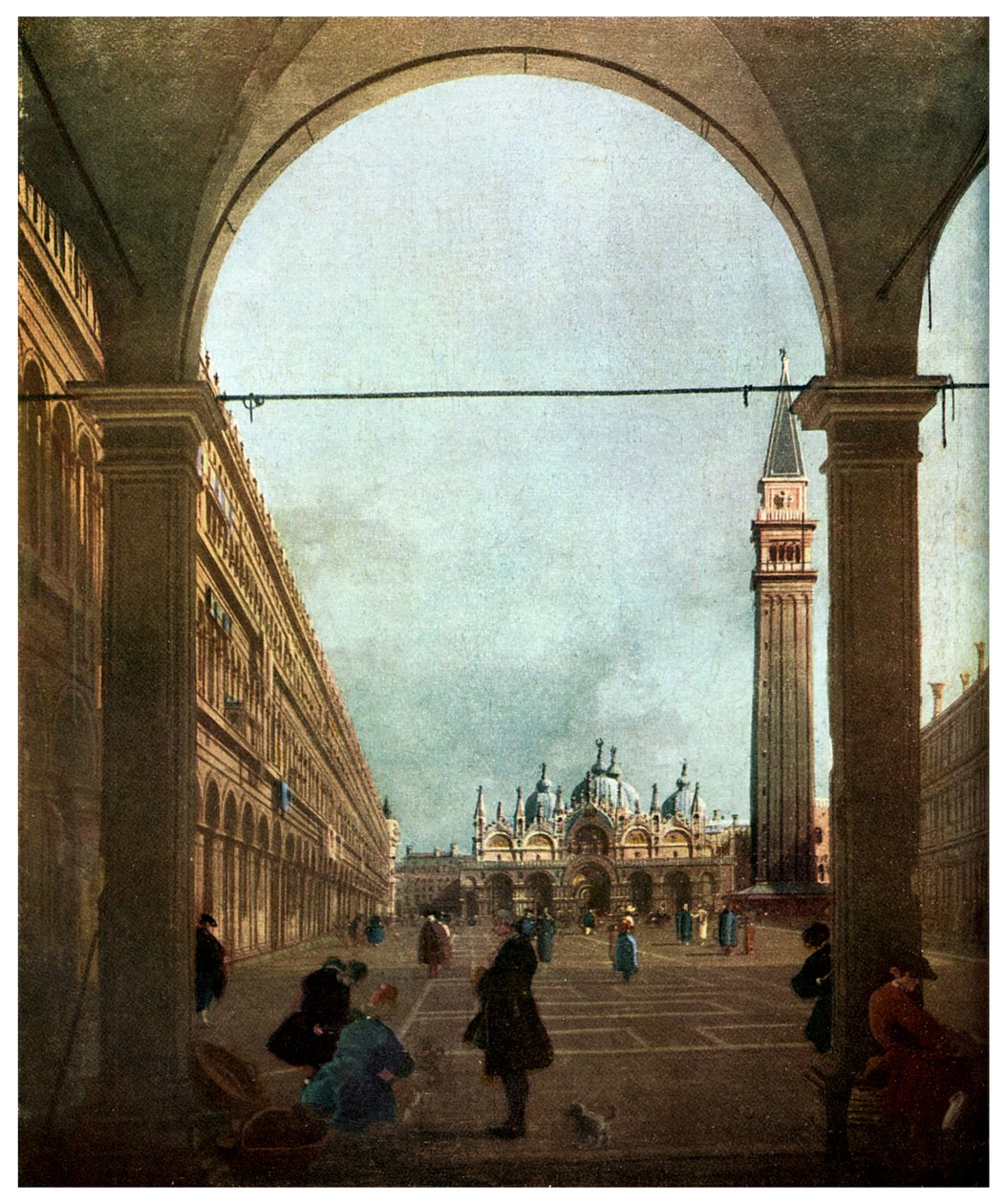 The Piazza, Venedig, c1756 1956 af Unbekannt