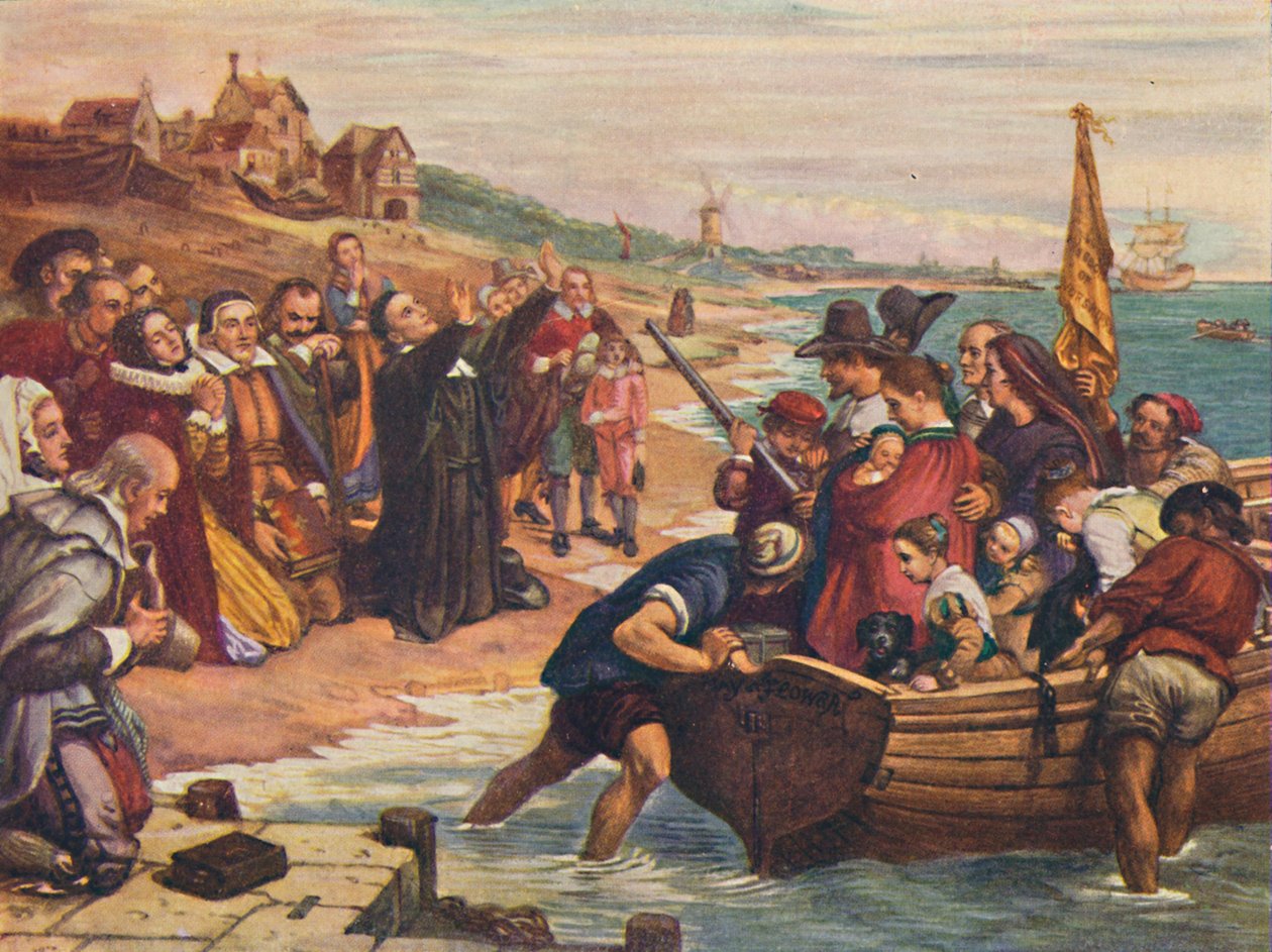 Pilgrimsfædrene, 1916 af Unbekannt