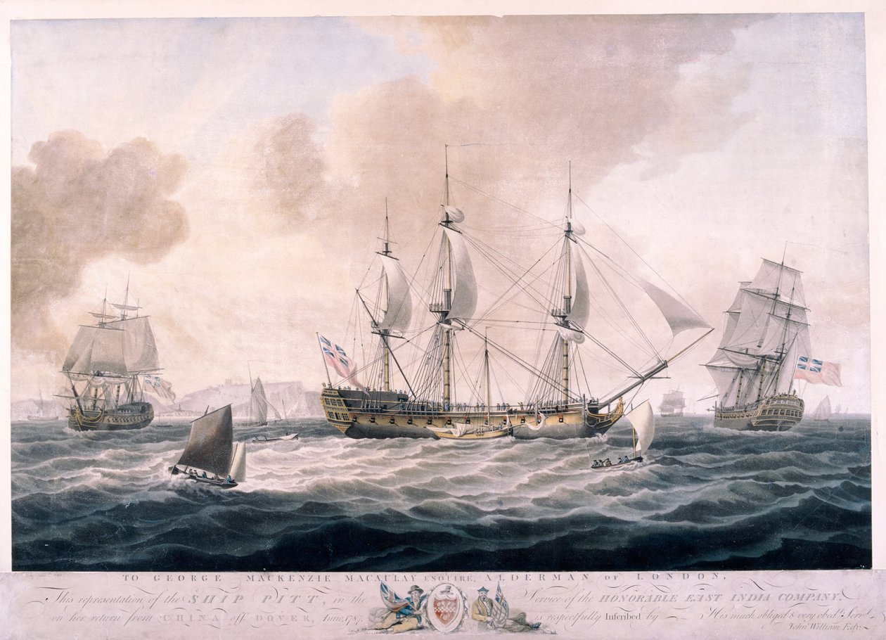 The Pitt, 1787 af Unbekannt
