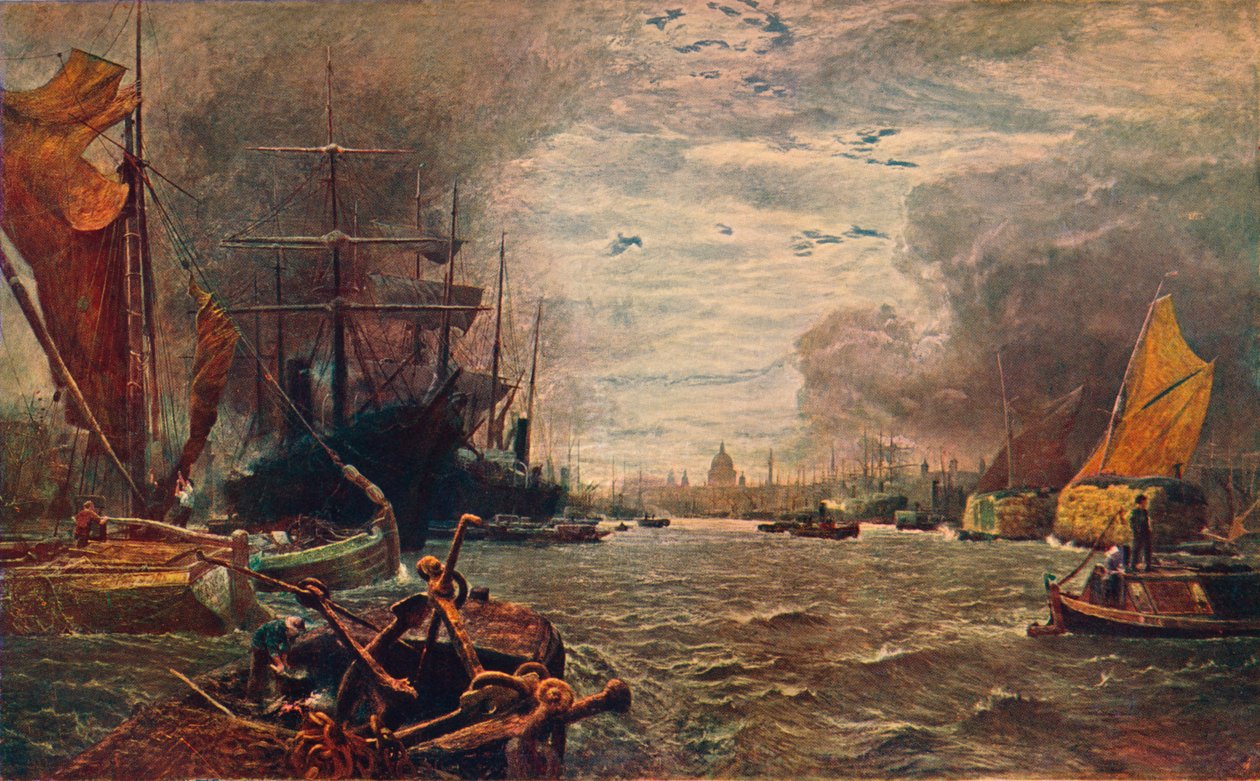 The Pool of London, 1888 1906 af Unbekannt