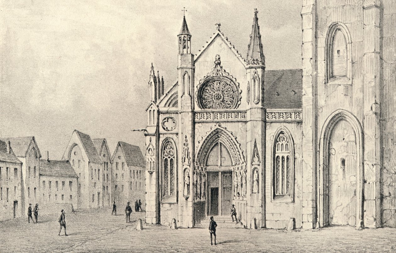 Portalen til St Jacques la Boucherie-kirken, 1915 af Unbekannt