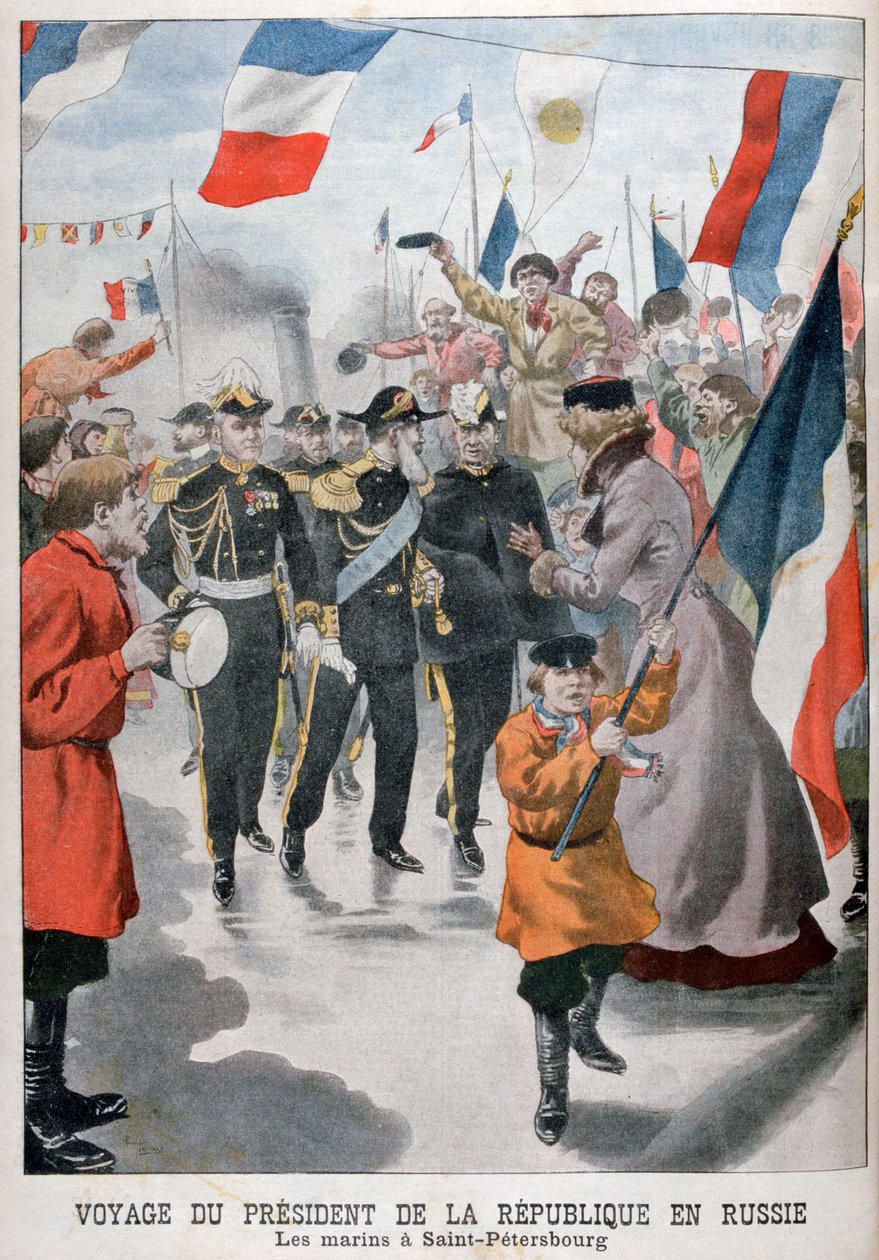 Præsidenten for Republikken Frankrig besøger Skt. Petersborg, Rusland, 1902 af Unbekannt
