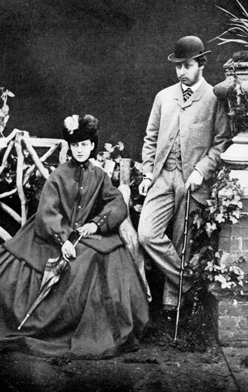 Prinsen og Prinsessen af Wales, 1800-tallet 1910 af Unbekannt