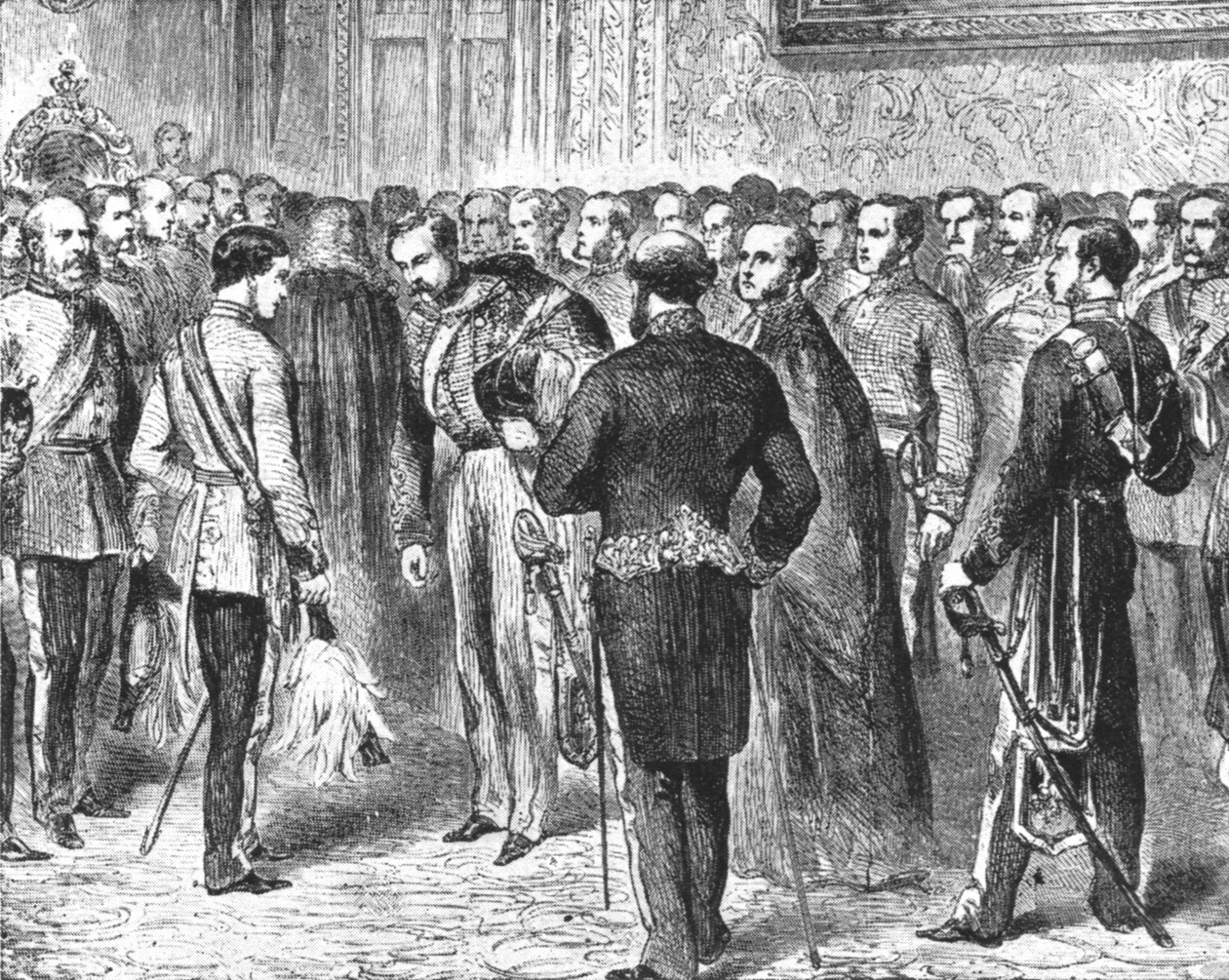 Prinsen af Wales holder sit første løfte, 18. februar 1863, 1901. af Unbekannt