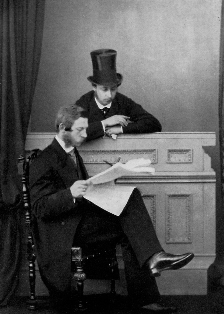 Prinsen af Wales og kronprins Frederick William af Preussen, Windsor, 1863 1964 af Unbekannt