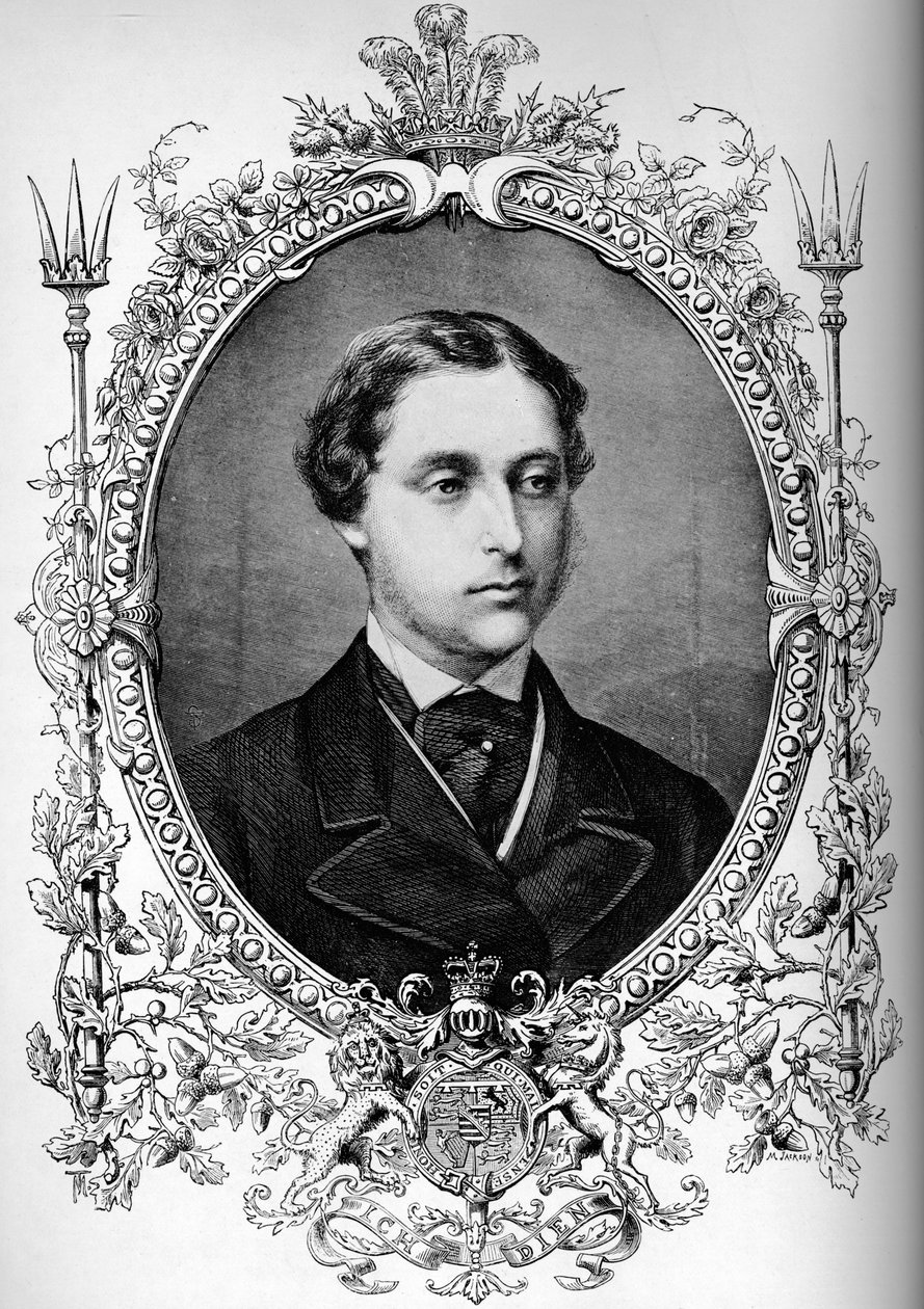 Prinsen af Wales på tidspunktet for sit ægteskab, c1863 1910 af Unbekannt