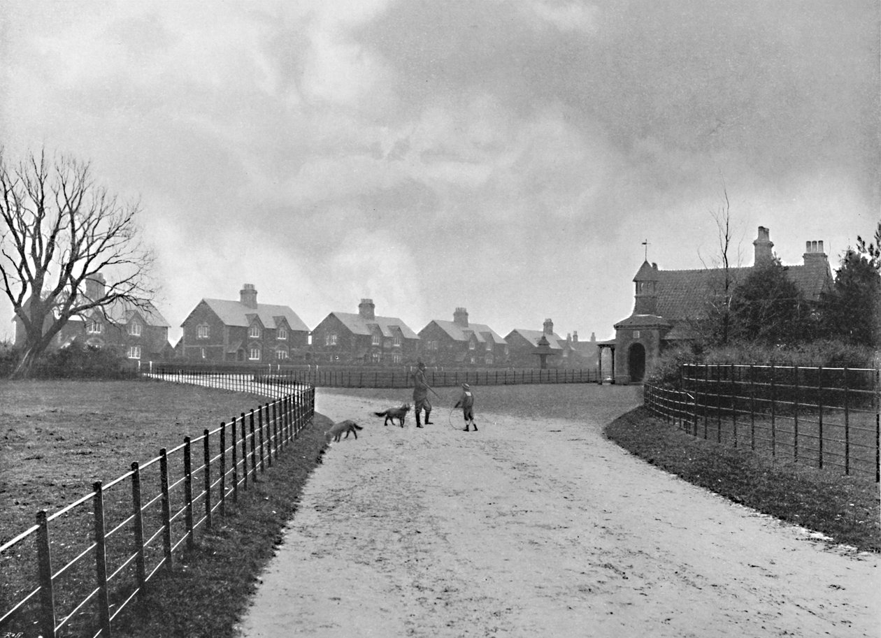 Prinsen af Wales Model Village i Sandringham, c1896 af Unbekannt