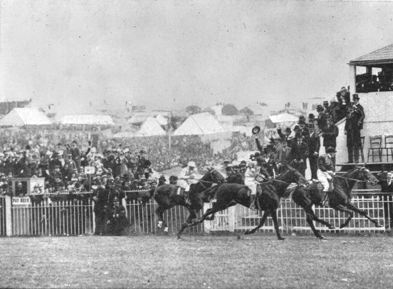 Princes Second Derby, 1900: Diamond Jubilee først forbi posten, 1901. af Unbekannt