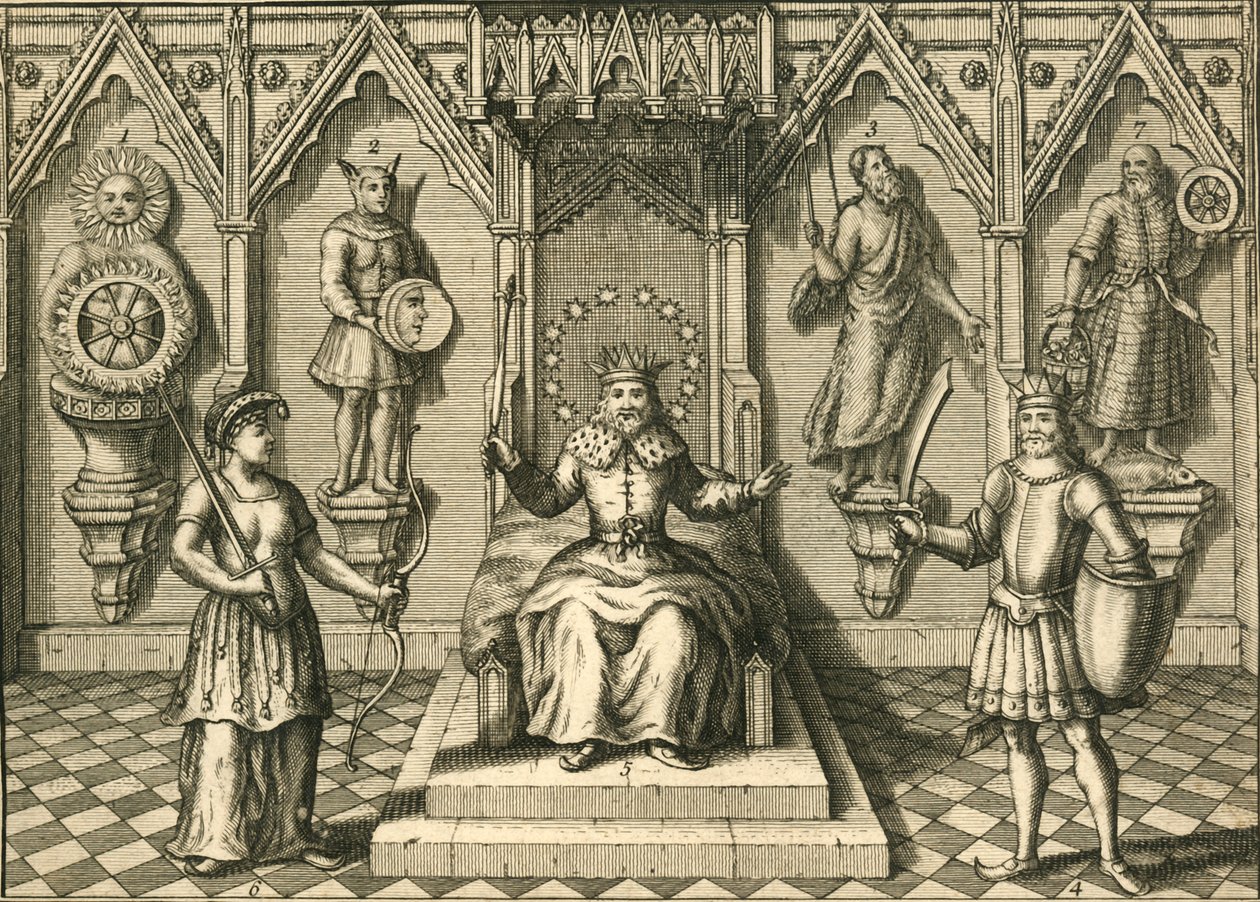 Saksernes vigtigste idoler, tilbedelse i Storbritannien, slutningen af det 16.-begyndelsen af det 17. århundrede af Unbekannt