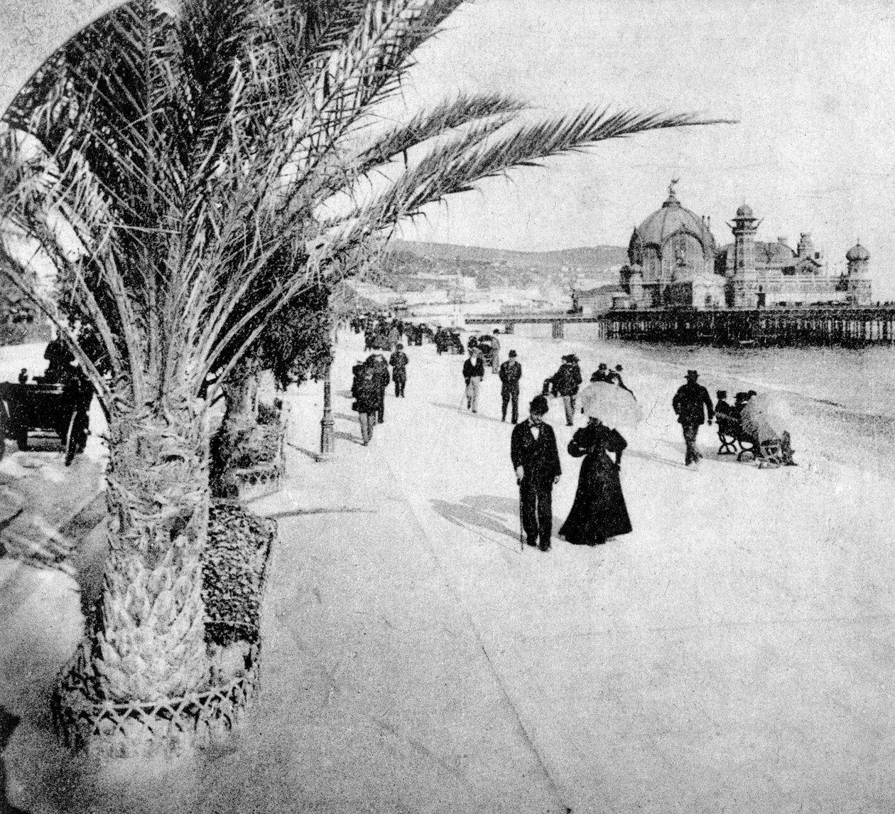 Promenade des Anglais, Nice, Frankrig, slutningen af ​​det 19. århundrede af Unbekannt