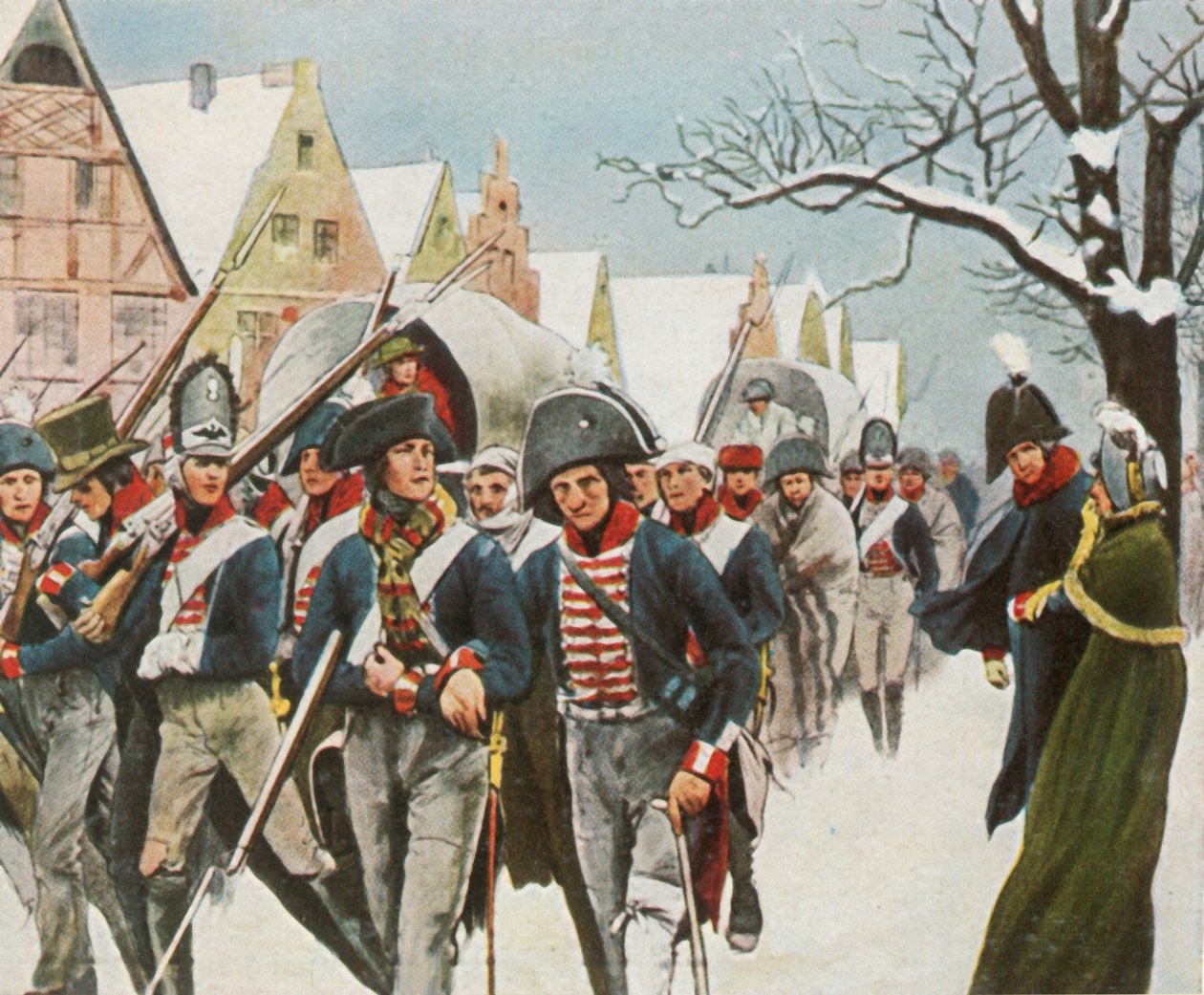 Den preussiske konge og dronning i Memel, 14. januar 1807, 1936. af Unbekannt
