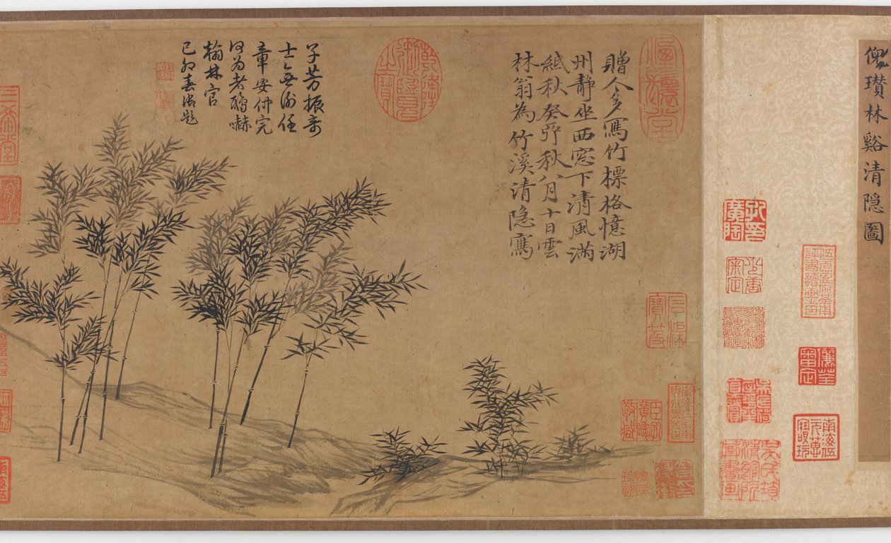 The Pure Recluse of Bamboo Creek, Ming-dynastiet, 1400-tallet. af Unbekannt