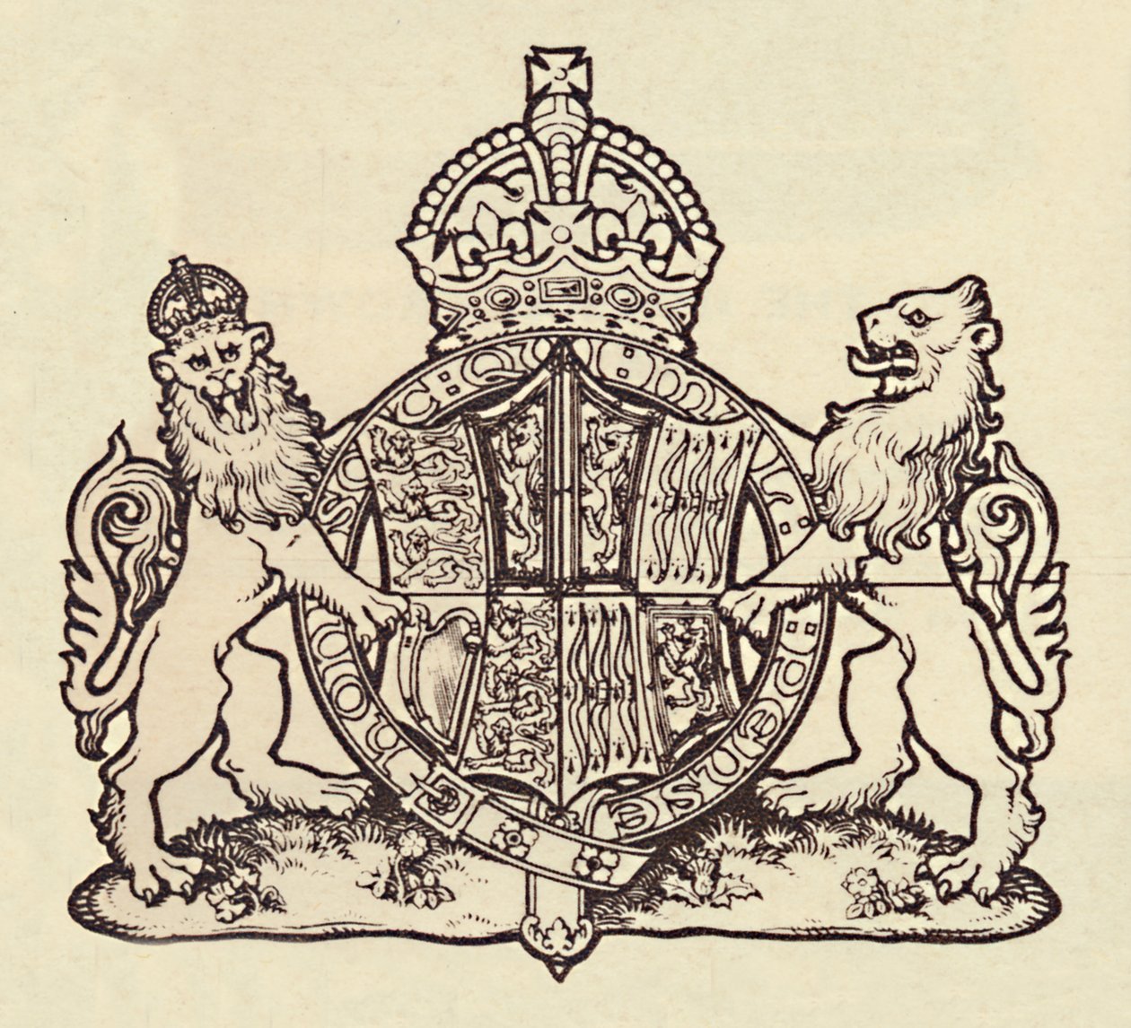 Queens Coat of Arms, 1937 af Unbekannt