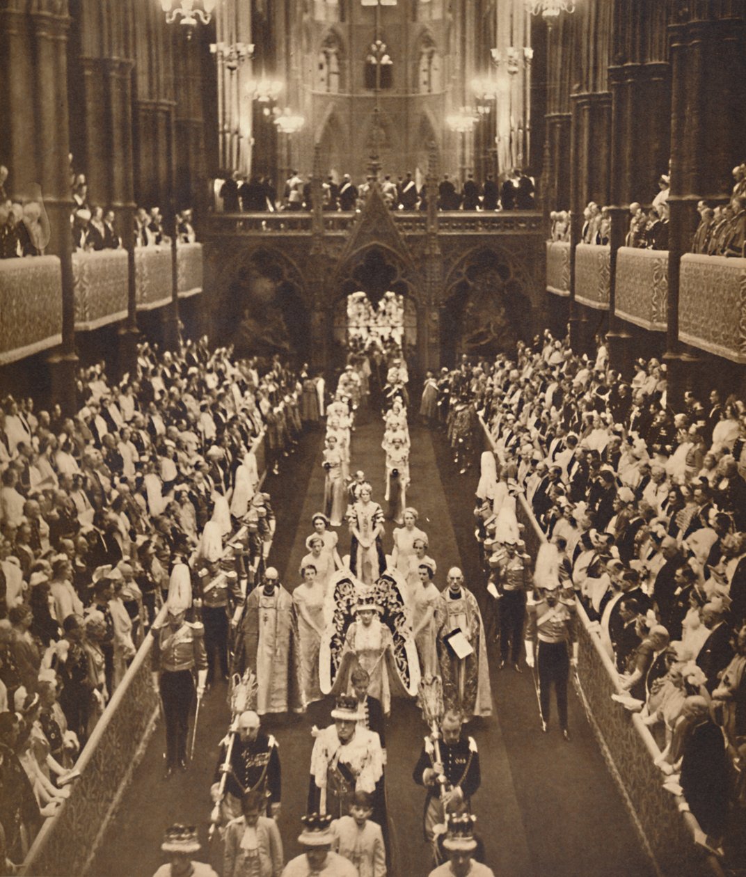 Queens Procession, 12. maj 1937 af Unbekannt