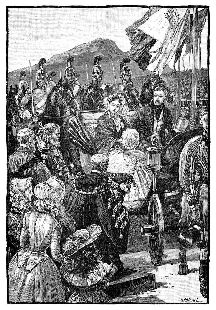 Dronningens indtog i Edinburgh, c1840