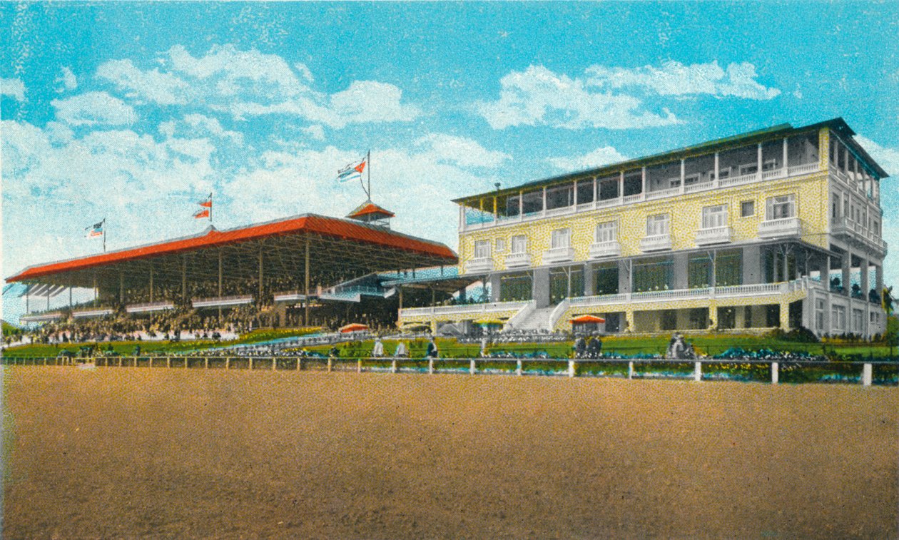 Racerbanen i Oriental Park, Havana, Cuba, c1915 af Unbekannt