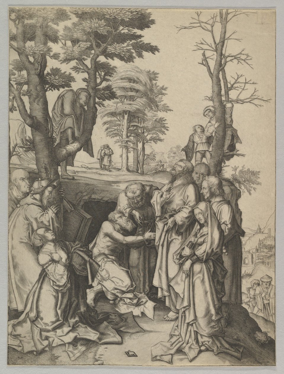 The Raising of Lazarus copy.n.d. af Unbekannt