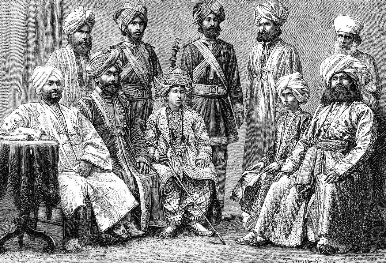 Rajaen fra Bahawalpur og hans domstol, 1895 af Unbekannt