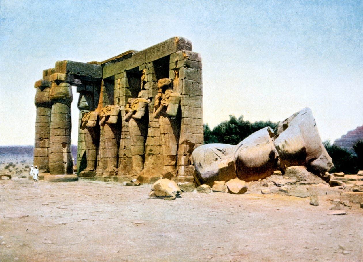 Ramesseum, Theben, Egypten, 20. århundrede af Unbekannt