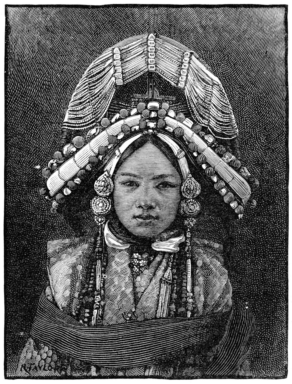 The Ranee of Sikkim, 1889 af Unbekannt
