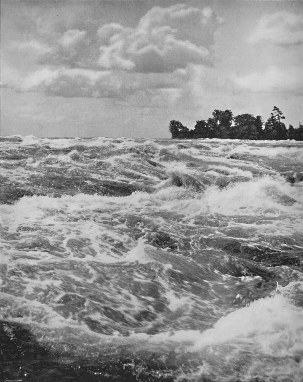 Rapids Above the American Fall, 1800-tallet af Unbekannt