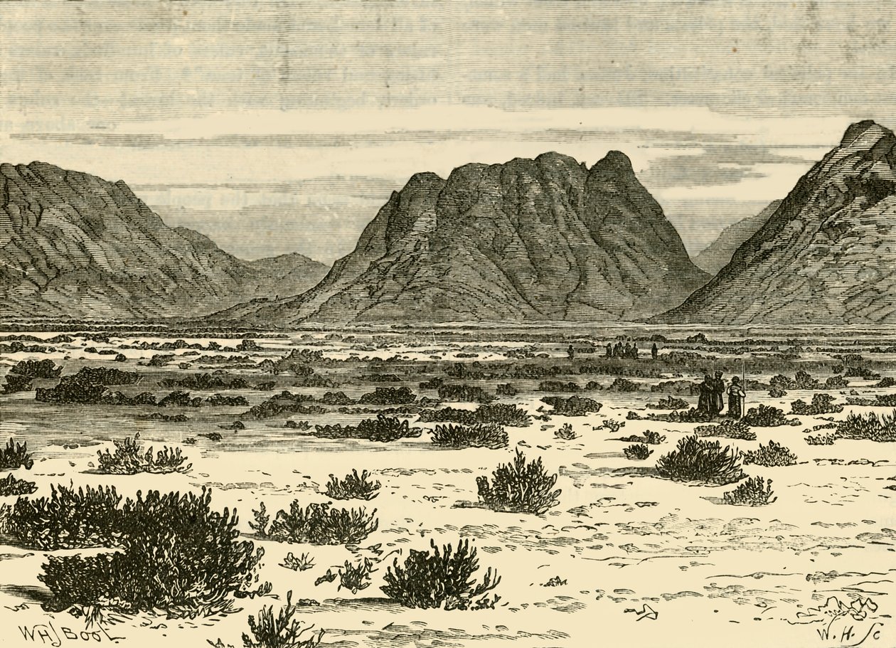 Ras Sufsafeh Sinai-bjerget, 1890. af Unbekannt