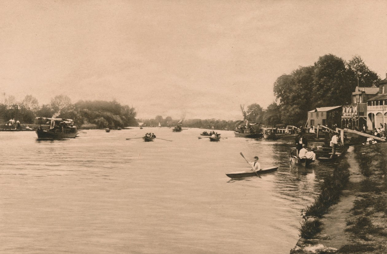 The Reach, Walton-On-Thames, 1902 af Unbekannt