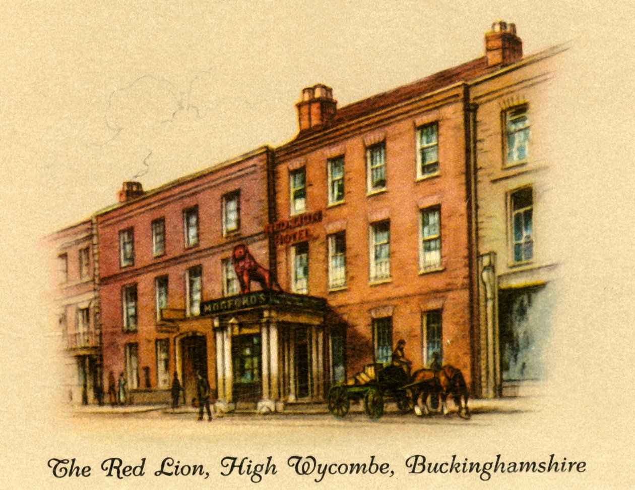The Red Lion, High Wycombe, Buckinghamshire, 1936. af Unbekannt