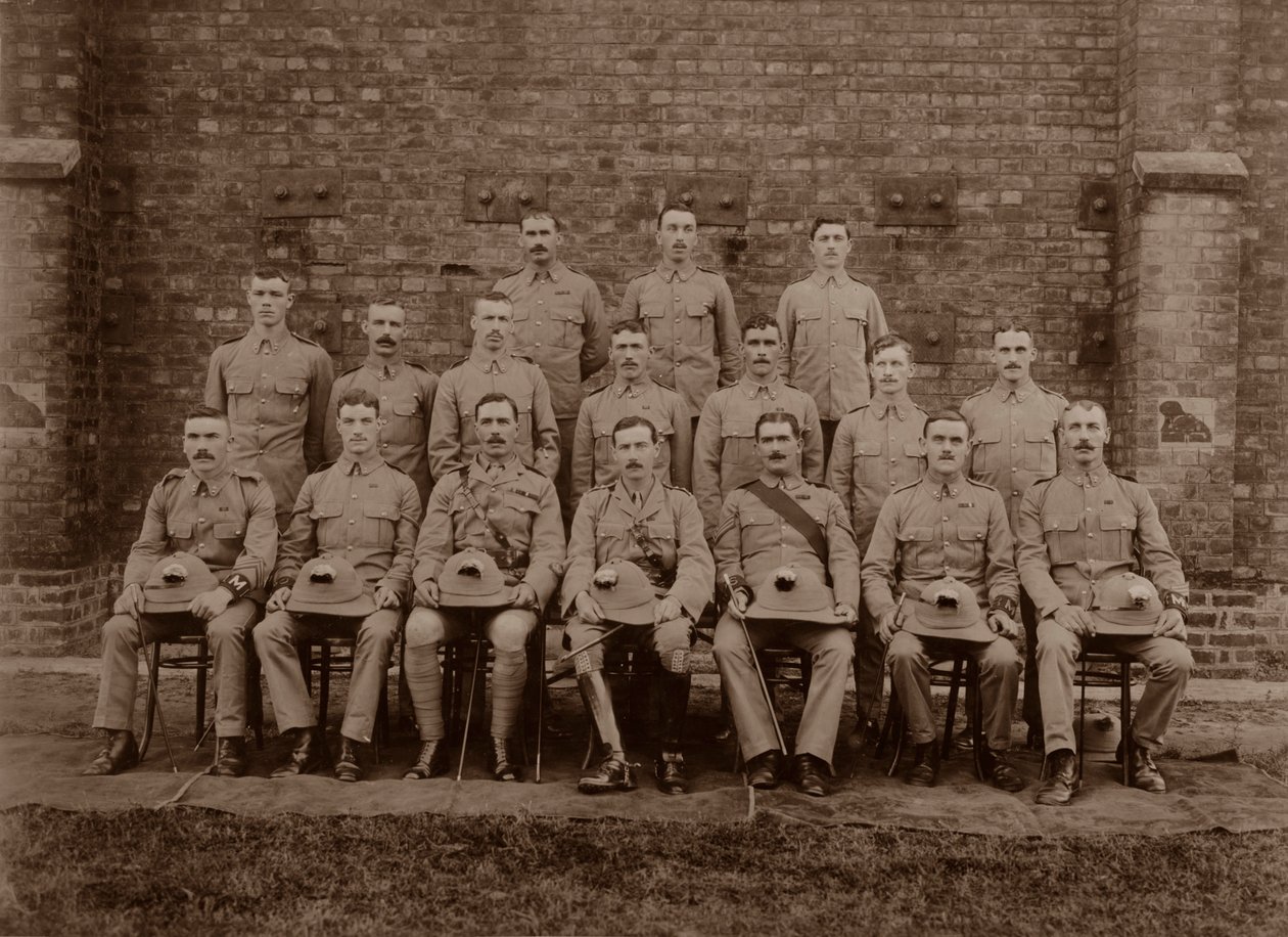 Regimentpolitiet af 1. Royal Munster Fusiliers, Rangoon, Burma, 1913 af Unbekannt