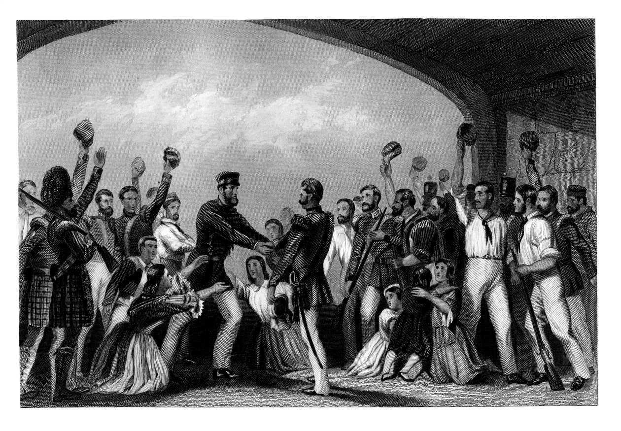 The Relief of Lucknow af General Havelock, Indian Myttery, 15. september 1857, 1880 af Unbekannt
