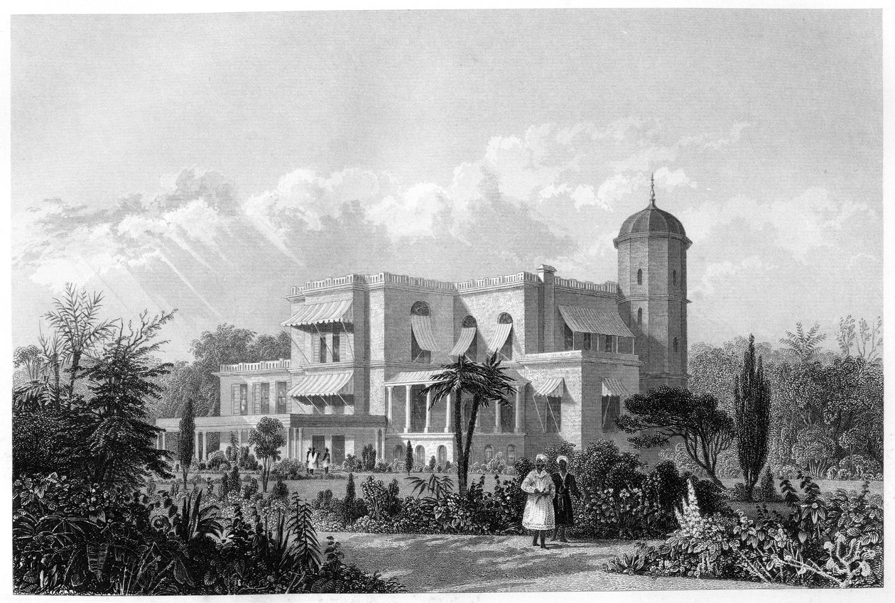The Residency, Lucknow, Indien, c1860 af Unbekannt