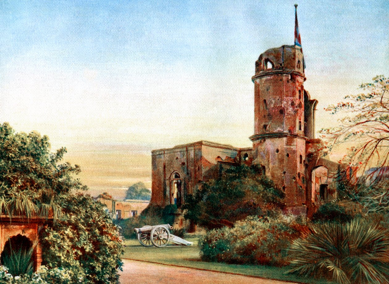 The Residency, Lucknow, Indien, begyndelsen af det 20. århundrede af Unbekannt