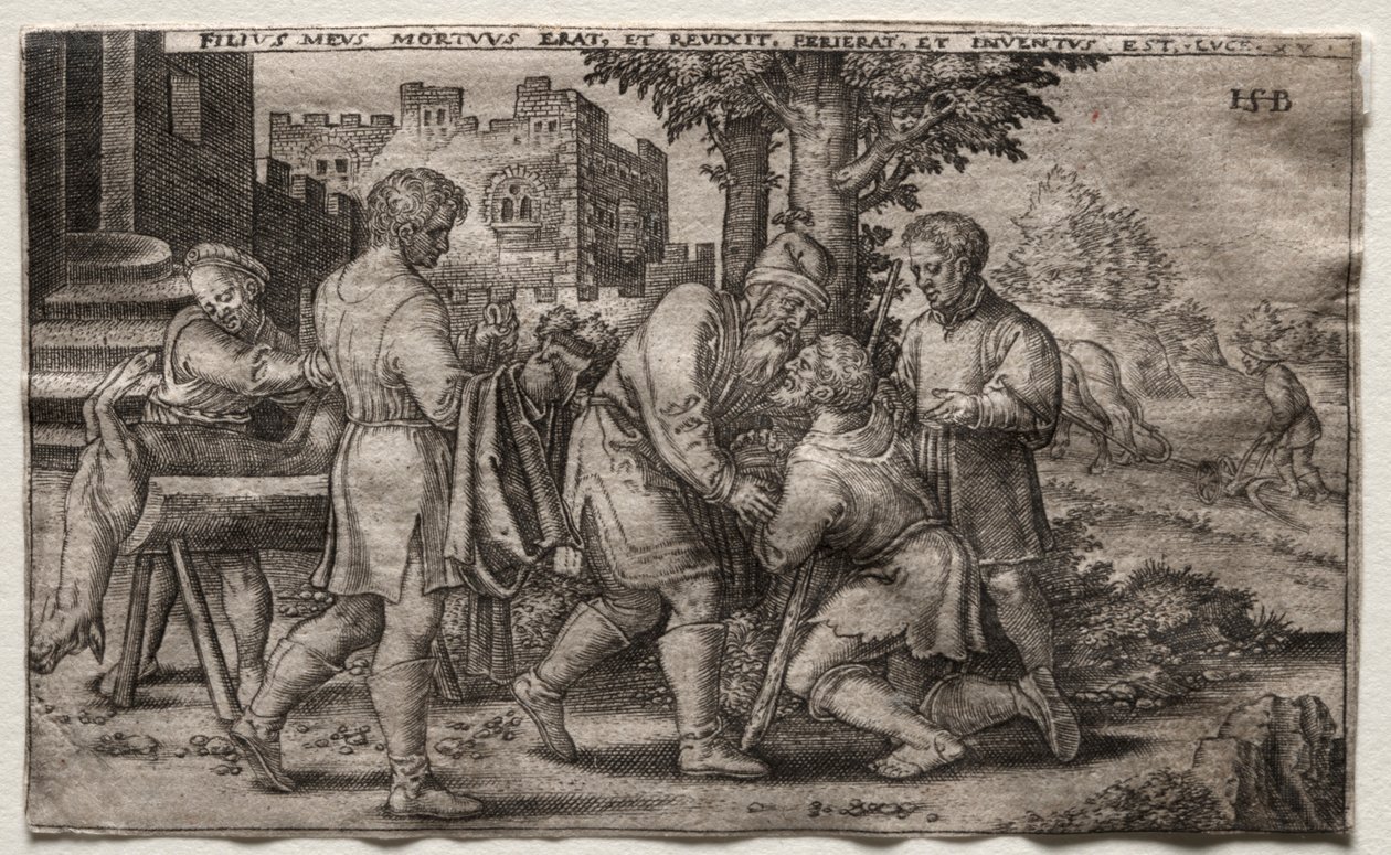 The Return of the Prodigal Son, 1500-tallet. af Unbekannt
