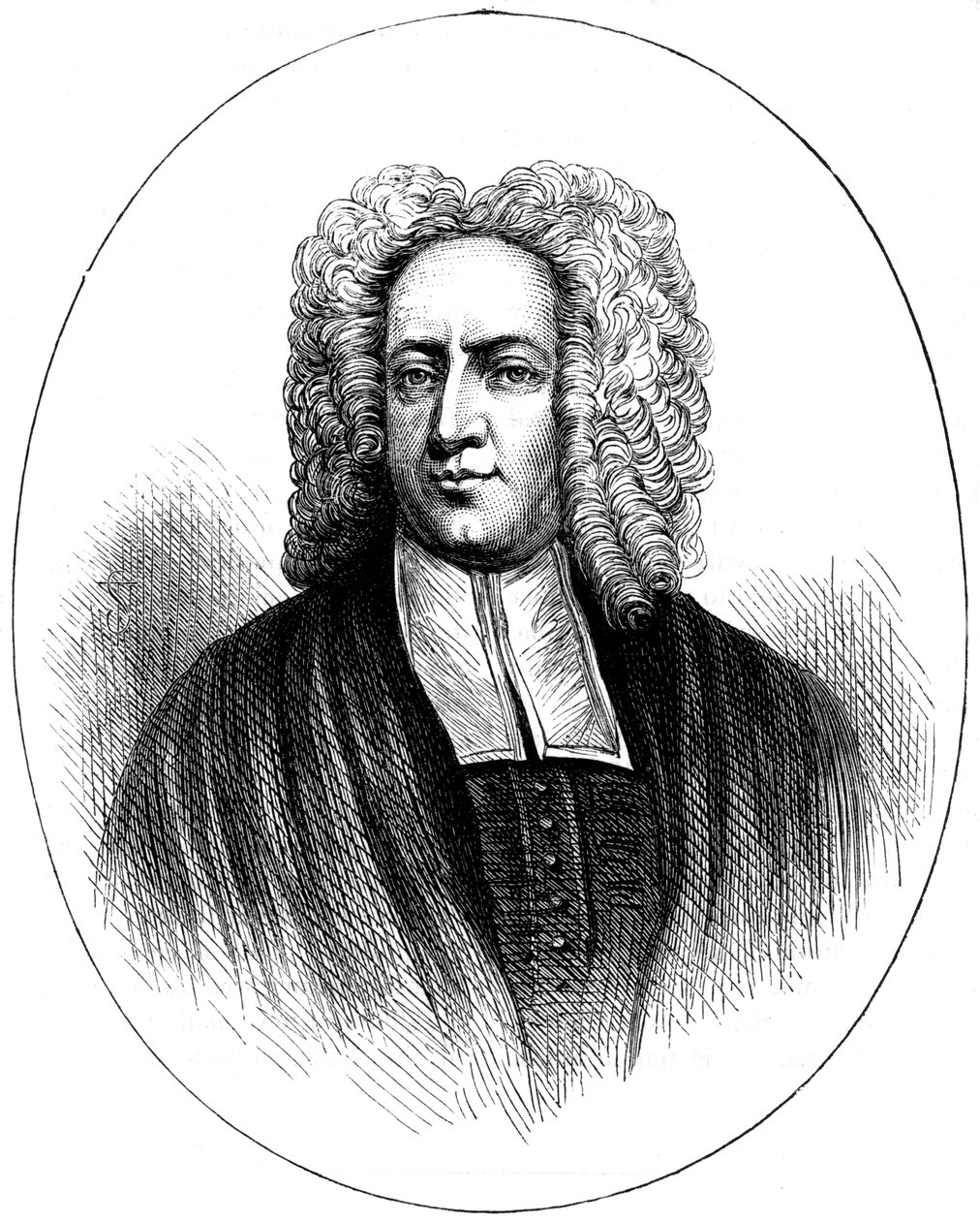 The Reverend Cotton Mather, slutningen af det 17. eller begyndelsen af det 18. århundrede c1880 af Unbekannt