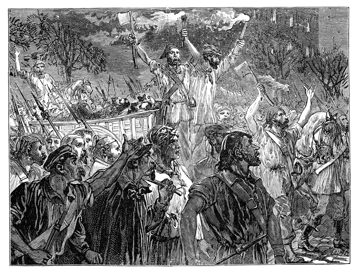 Revolutionen i Paris, 1800-tallet, 1900 af Unbekannt