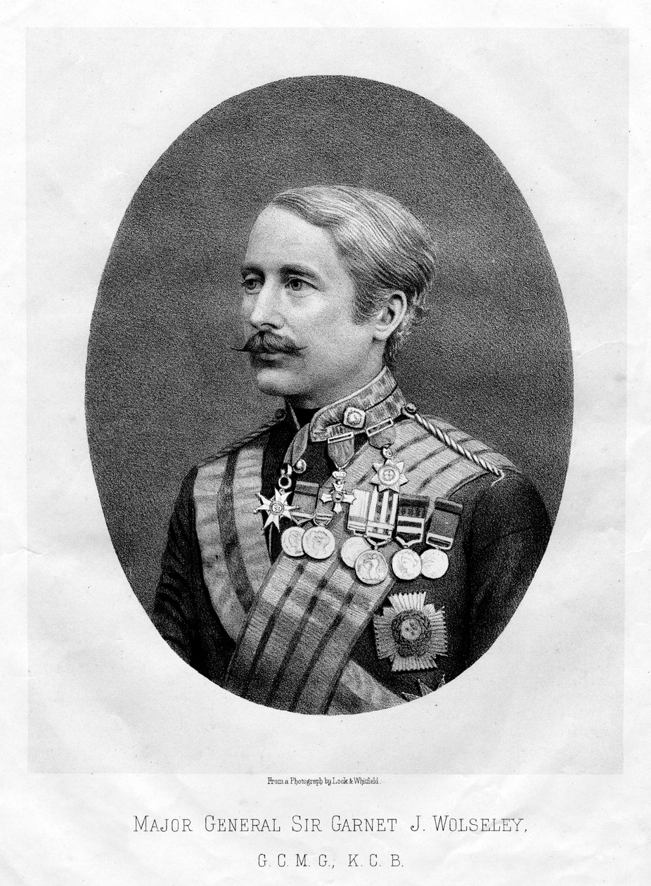 The Right Honorable Granat Joseph Wolseley, britisk feltmarskal, 1880 af Unbekannt