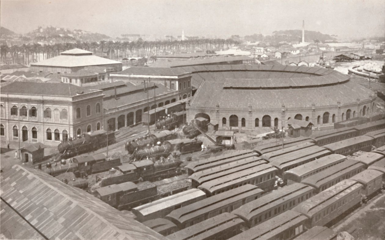 Rio de Janeiro Terminus for Central Railway of Brazil, 1914 af Unbekannt