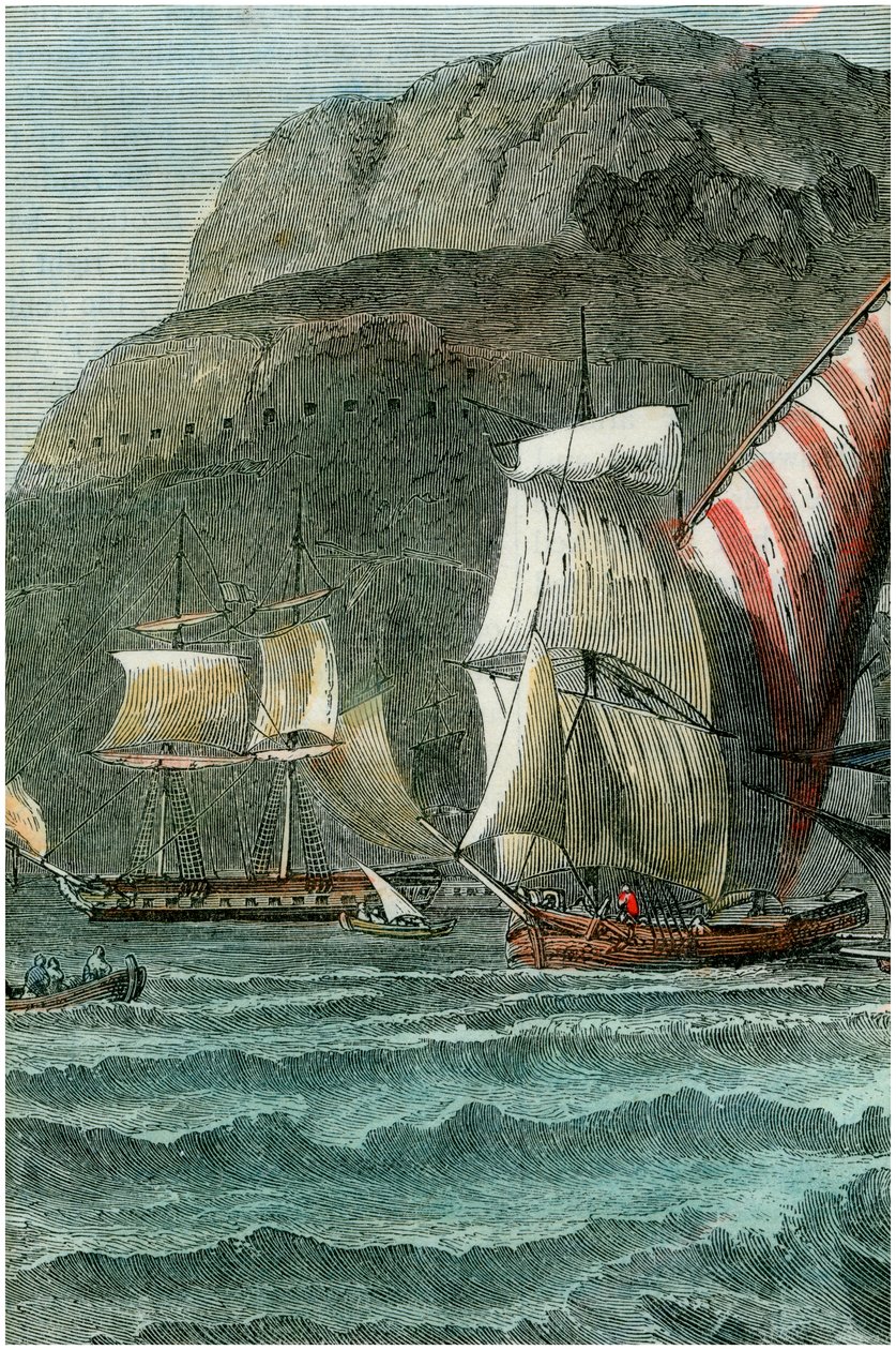 The Rock of Gibraltar, c1880 af Unbekannt