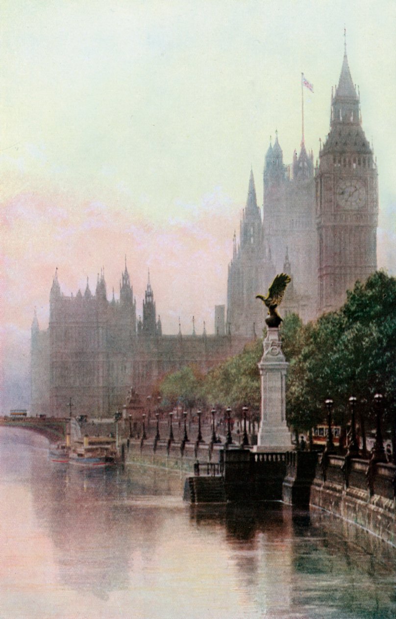 Royal Air Force Memorial, Embankment, London, c1930