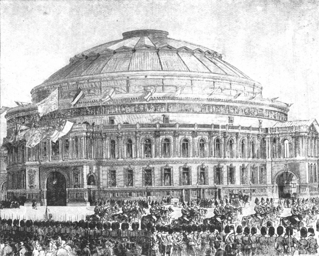 Royal Albert Hall, 1871: Åbnet af dronning Victoria, 29. marts 1901. af Unbekannt