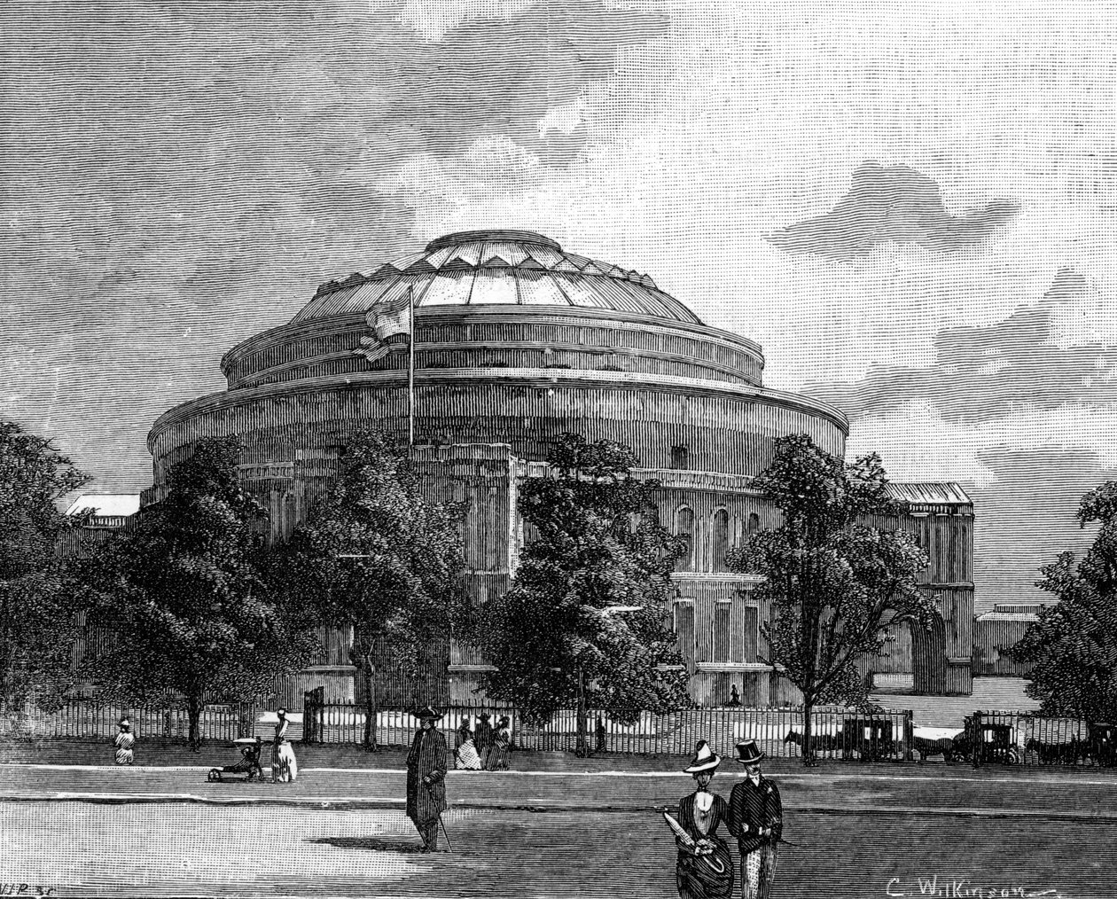 Royal Albert Hall, Kensington, London, 1900 af Unbekannt