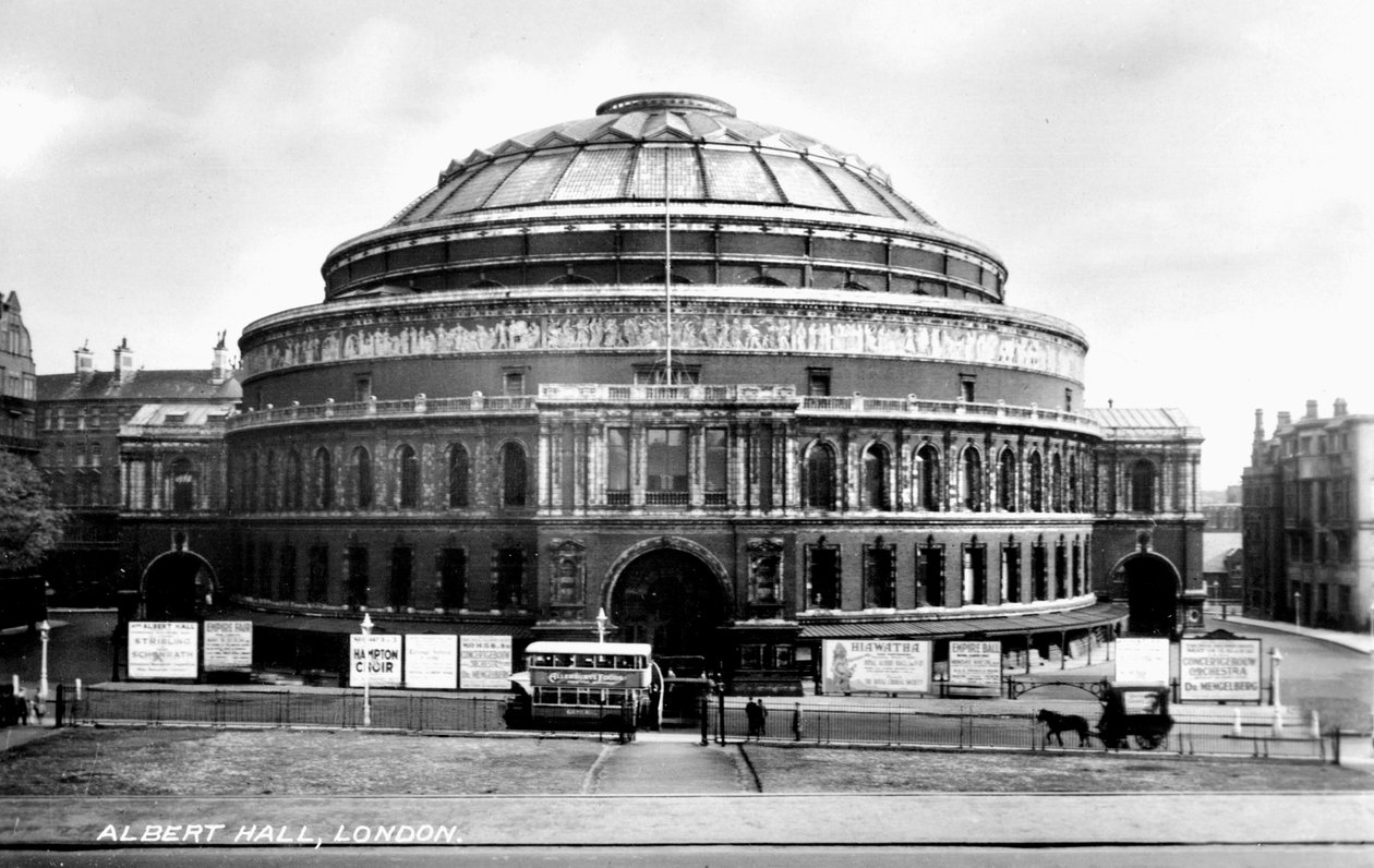 Royal Albert Hall, Kensington, London, begyndelsen af det 20. århundrede af Unbekannt